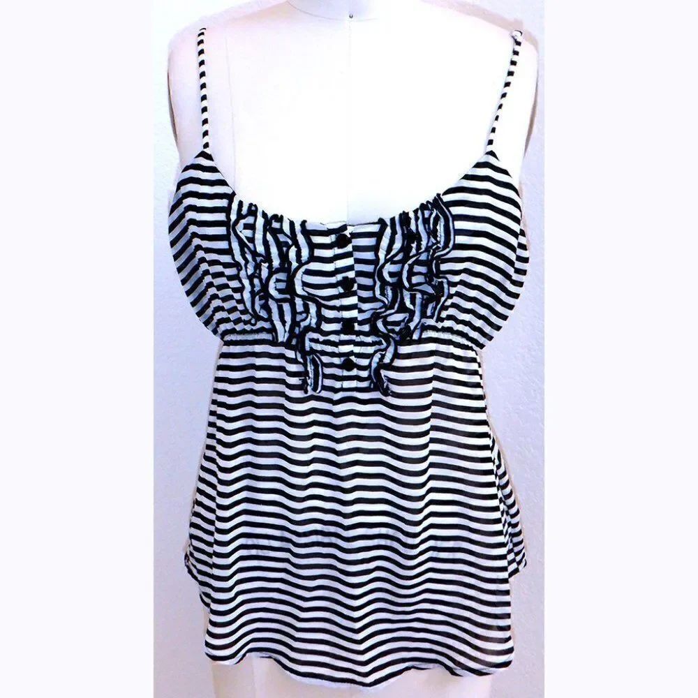 Living Doll sheer babydoll summer top